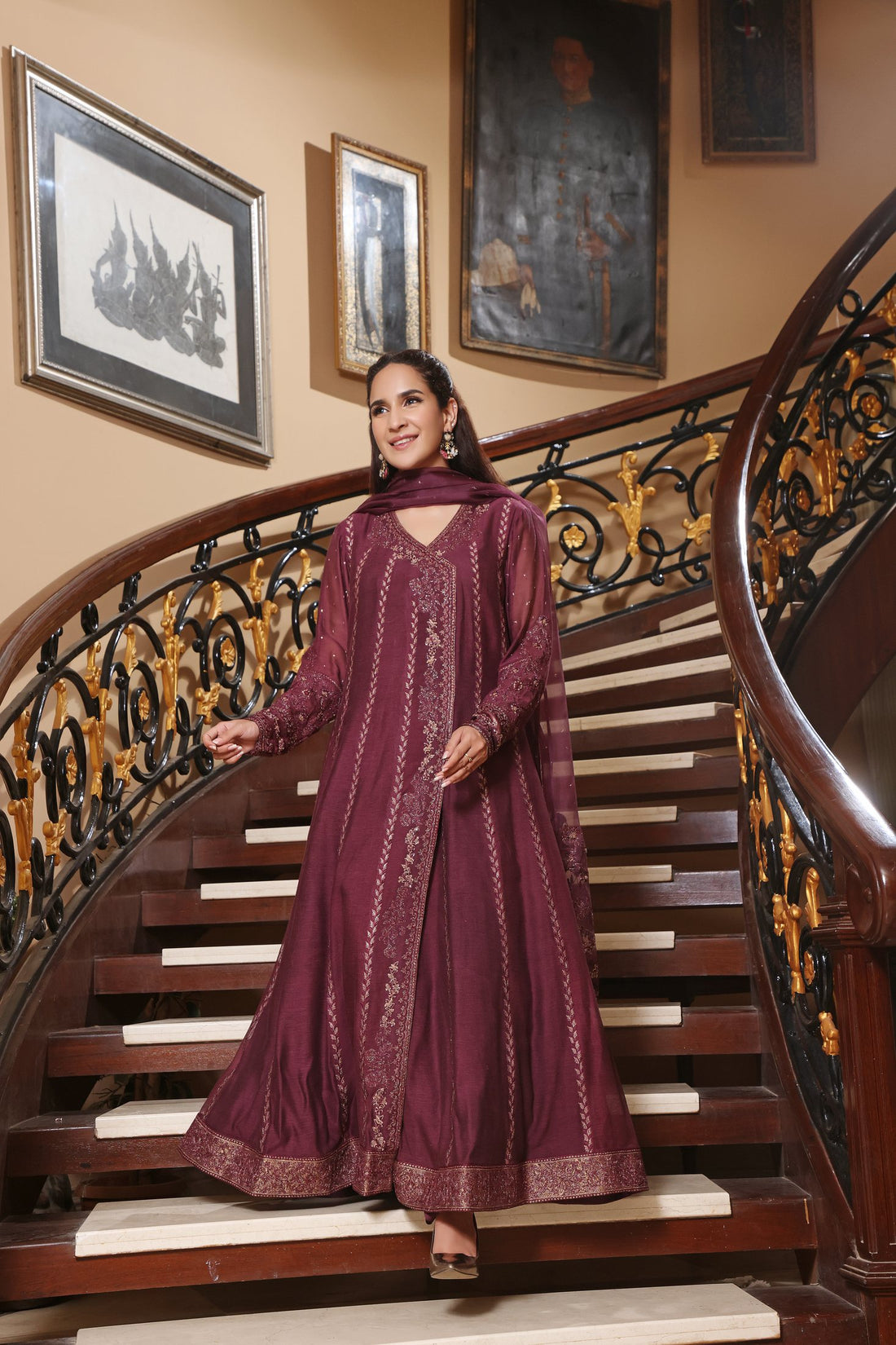 Anoushay Abbasi wearing Pariwash by Virsaay